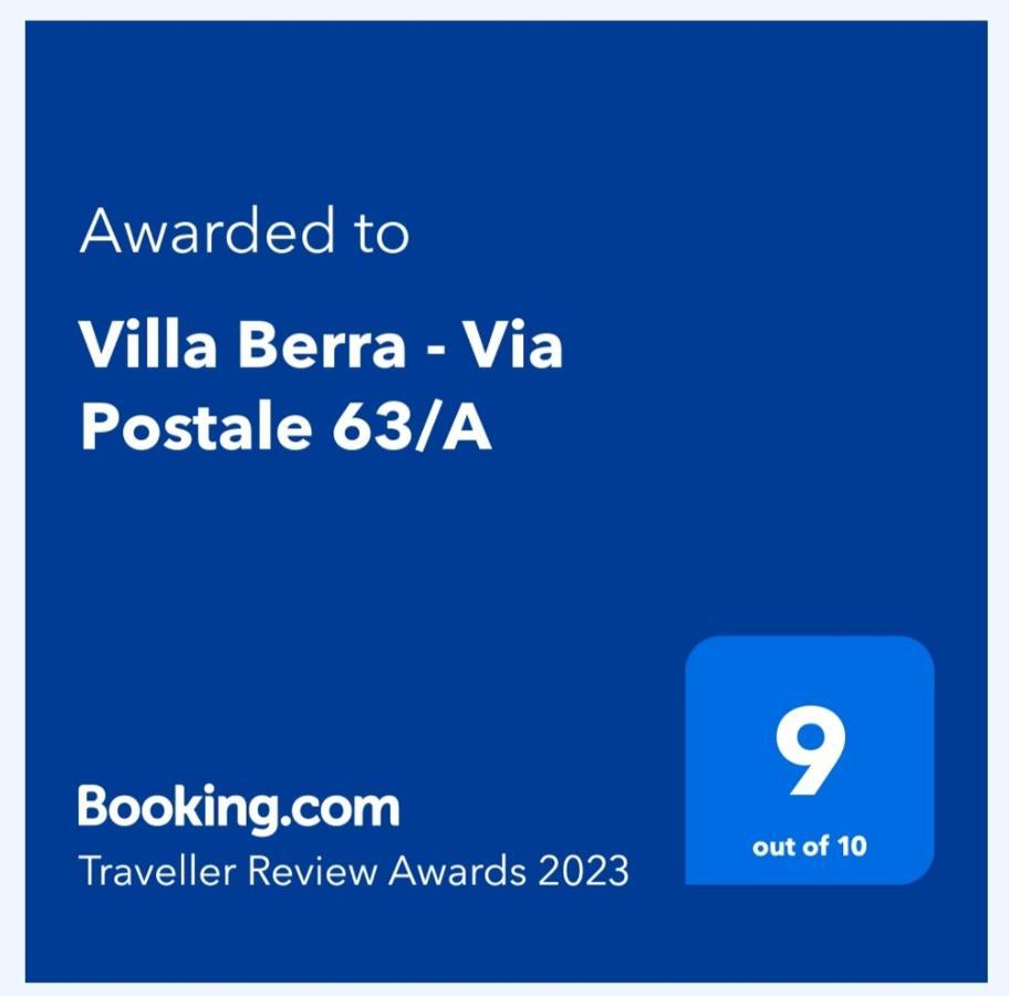 Villa Berra - Via Postale 63/A Экстерьер фото